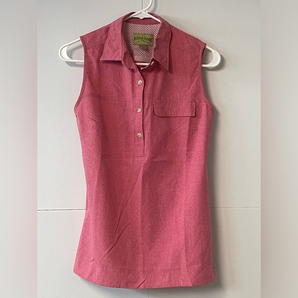 NEW Women’s Rustic Ridge Sleeveless Tank Top. Size Small. Color Pink